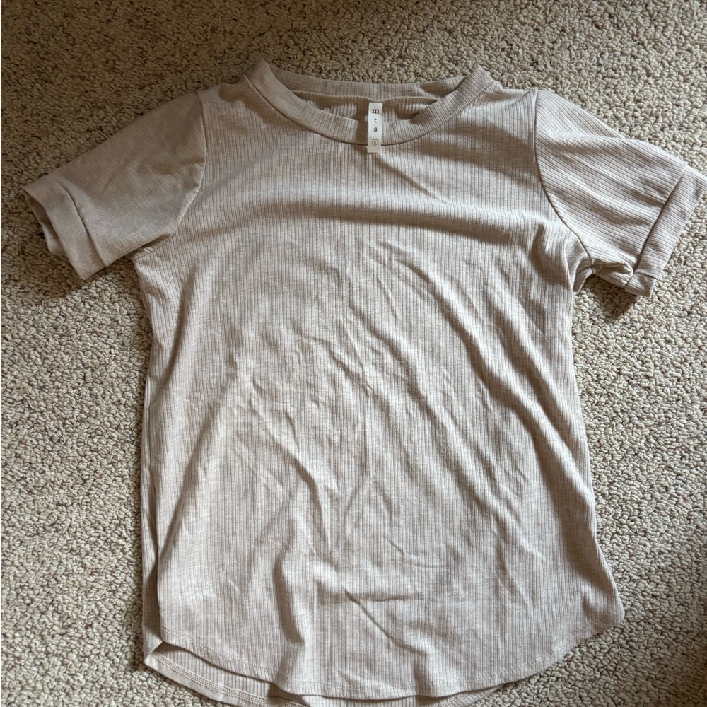 MTS Beige Short Sleeve Tee